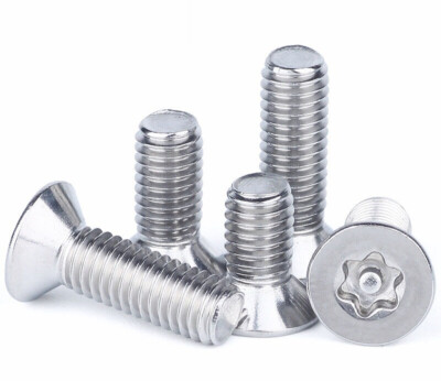 M3 M4 M5 M6 A2 304 Stainless Flat/Countersunk Head Torx Pin Security Screw Bolts