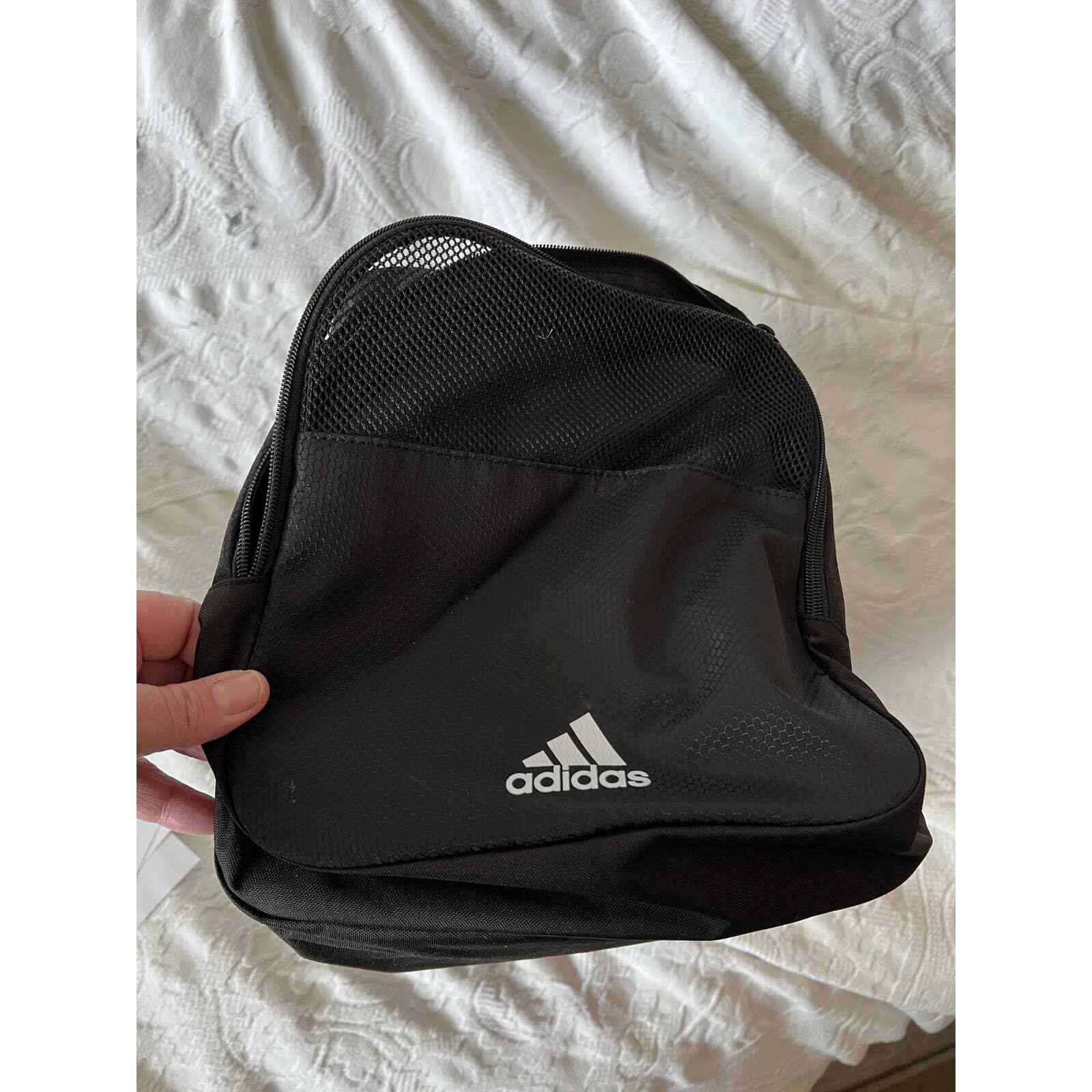 Adidas 20"x12"x10" Black Duffel Bag Gem