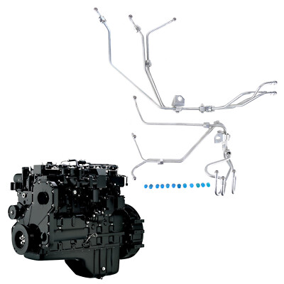 Fuel Injector Lines For Cummins 12V 5.9l 6BT 1989-1998 VE or Lucas Rotary Pump