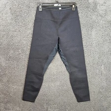 Kutting Weight Pants Women Medium Black Neoprene Sauna Weight Loss