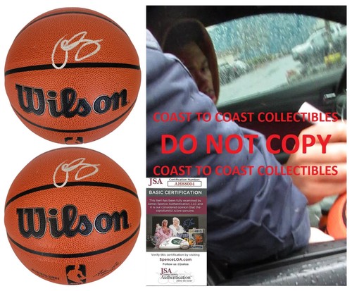 Anfernee Simons Portland Trail blazers signed NBA basketball COA proof autograph
