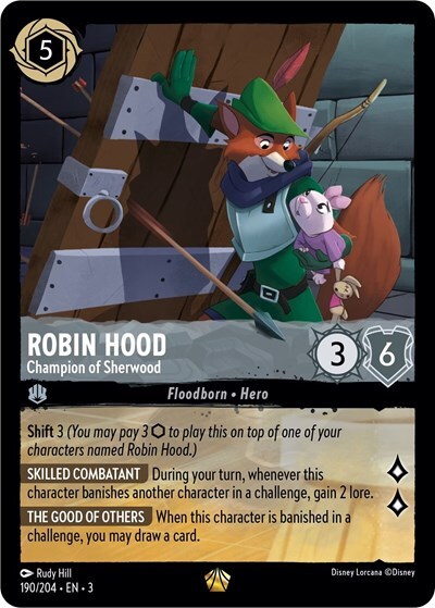 Lorcana Robin Hood - Champion of Sherwood (190/228) Into the Inklands NM