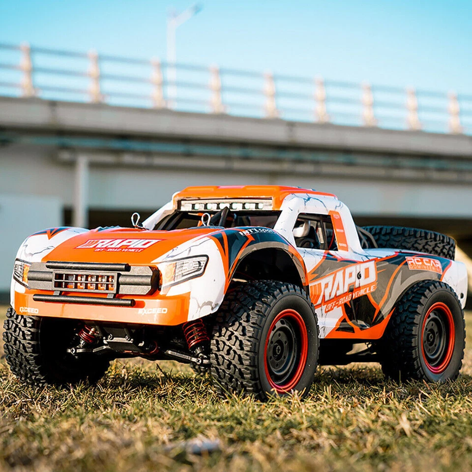 Car Drift Truck Q130 1:14 70KM/H 4WD RC Car Light Brushless Motor Remote Control - Image 2 of 4