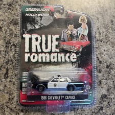 True Romance Police Car 1986 Chevrolet Caprice LAPD Greenlight Hollywood 1:64