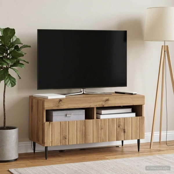 Led-Tv-Schrank Zwolle 81 X 35 X 43 Cm Artisan-Eiche-image