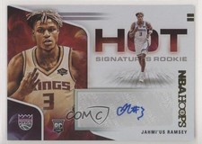 2020-21 Panini NBA Hoops Hot Signatures Rookies Jahmi'us Ramsey #HR-JAR Auto 9hx