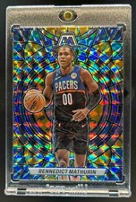 2022-23 Panini Mosaic Bennedict Mathurin Stained Glass Rookie RC #1 Pacers
