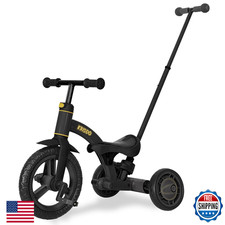Triciclo KRIDDO 4 en 1 para niños 1,5-3 años - dirección para padres, andador, bicicleta
