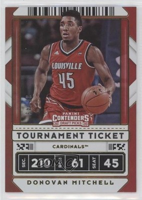 2020 Panini Contenders Draft Picks Tournament Ticket 35/49 Donovan Mitchell 0tw4