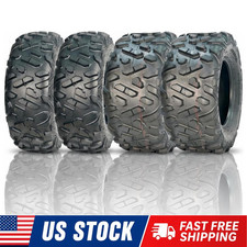 4PCS ATV UTV Tires 25x8-12 Front  25x10-12 Rear 6 PR Tubeless All-terrain Tires