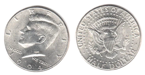 1994-D Kennedy Half Dollar — photo from another recent sale
