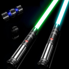 Dueling Light Saber FX Lightsaber 2 Pack Rechargeable 24 Colors 6 Modes Sounds 2