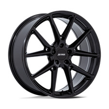 19x8 Petrol Pe002 P1e Glossy Black Wheel 5x4.25 40mm