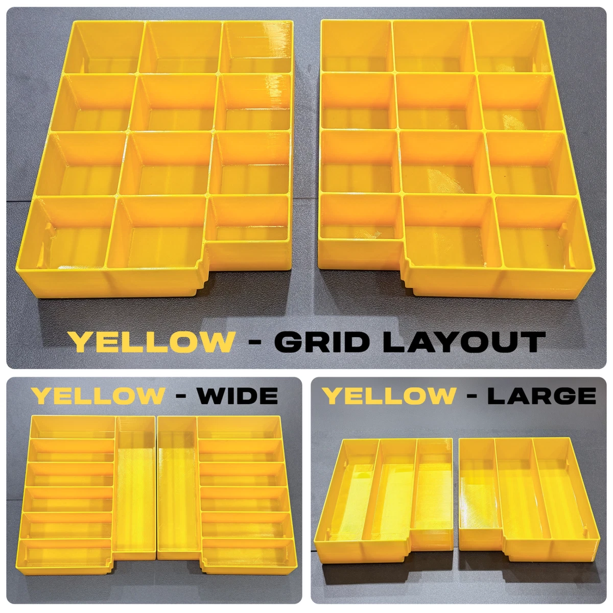 Yellow Plastic Home Storage Boxes for sale | eBay