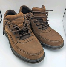 NEW Rockport Men's Chocolate Leather NUBUCK World Tour Classic Size 11 Wide Fit