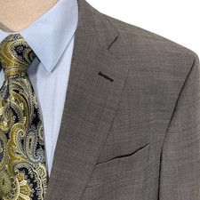 Brooks Brothers SAXON 1765 Blazer Men 45L Gray Madison 1818 Sport Jacket