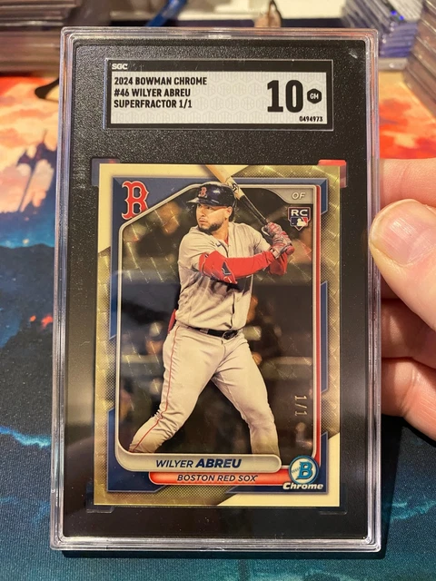 2024 Bowman Chrome Superfractor Wilyer Abreu CGC 10 1/1