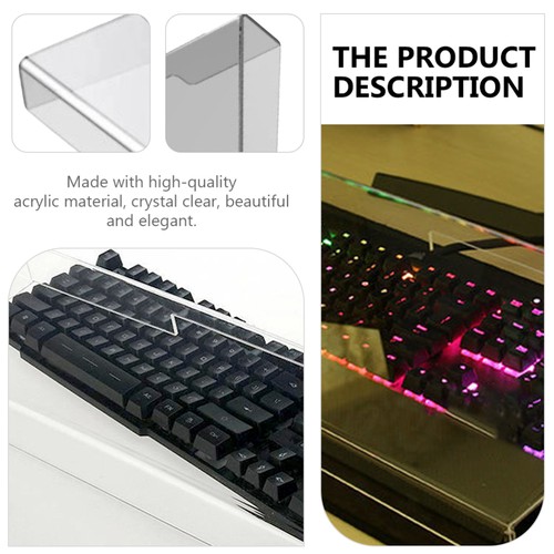 Dust Cover Office Keyboard Acrylic Covers for Desktop Clear Mechanical - 第 11/12 張圖片