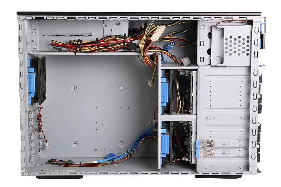 Chenbro SR10782 Standalone Server Chassis inkl. 8x LFF Backplane & redundant PSU - Bild 3 von 4