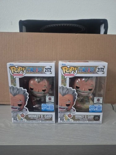 Funko Pop! One Piece Monkey D. Garp #2172 CHASE COMMON Set of 2 SE Chalice EX