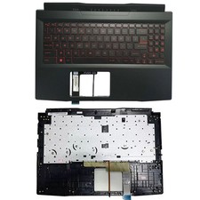 Upper Case New For MSI Katana GF66 MS-1581 MS-1582 Palmrest Red Backlit Keyboard