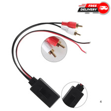 Car Audio Stereo Bluetooth AUX Receiver Module 2 RCA Interface Cable Adapter