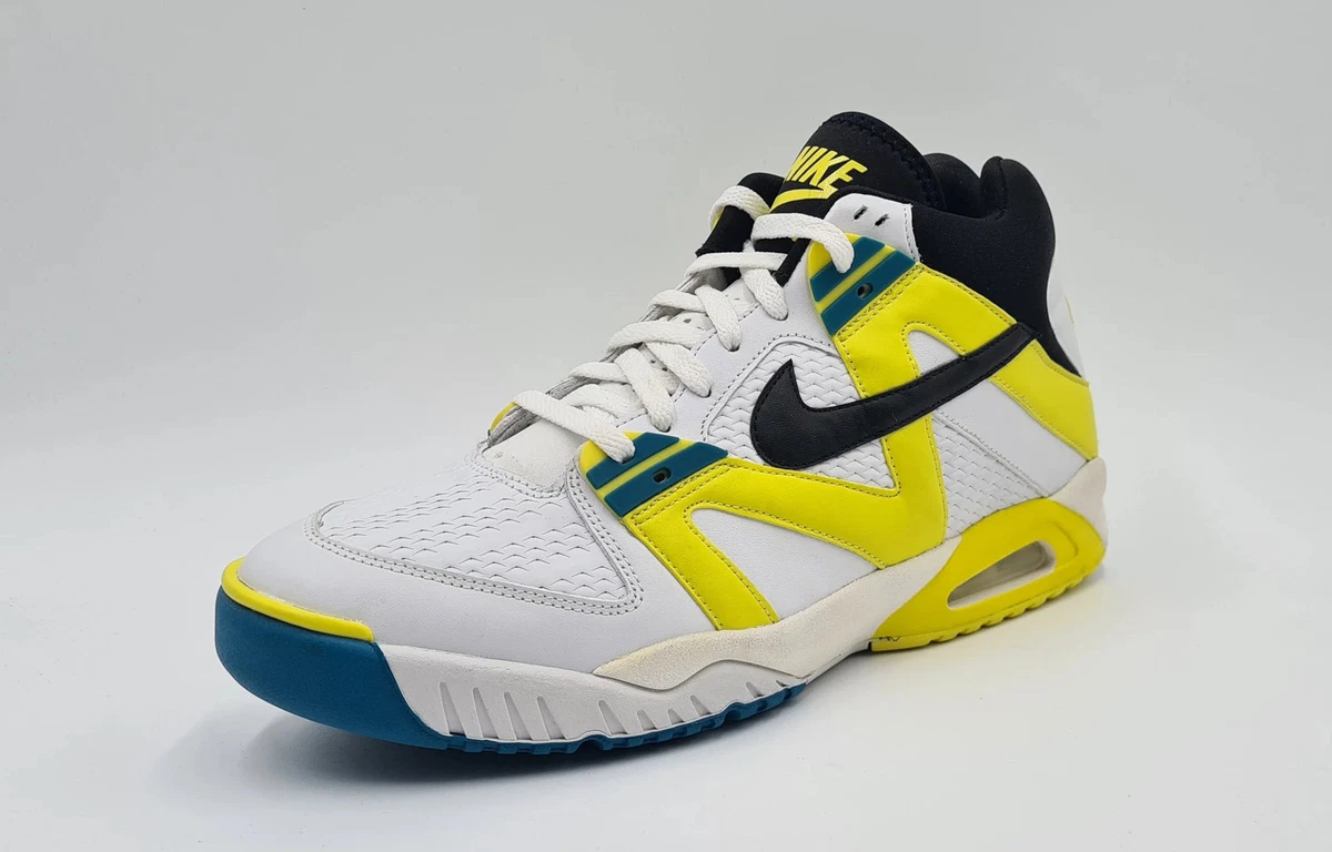 RARE 2006‎ NIKE Air Tech Challenge Agassi Mens Sz 8 Sonic Yellow 315956-102 Nike Andre Agassi 2006 Air Tech Challenge III | Mercari main image 4