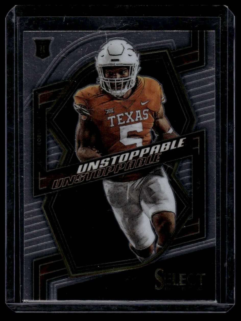 2023 Panini Select Draft Picks #UN-5 Bijan Robinson Unstoppable Silver Prizm