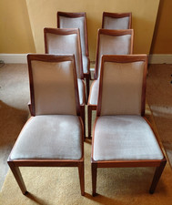 SET OF SIX TEAK G PLAN DINING CHAIRS  MID CENTURY RETRO C1960s