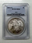 1885-CC Morgan dollar GSA Hoard PCGS MS64