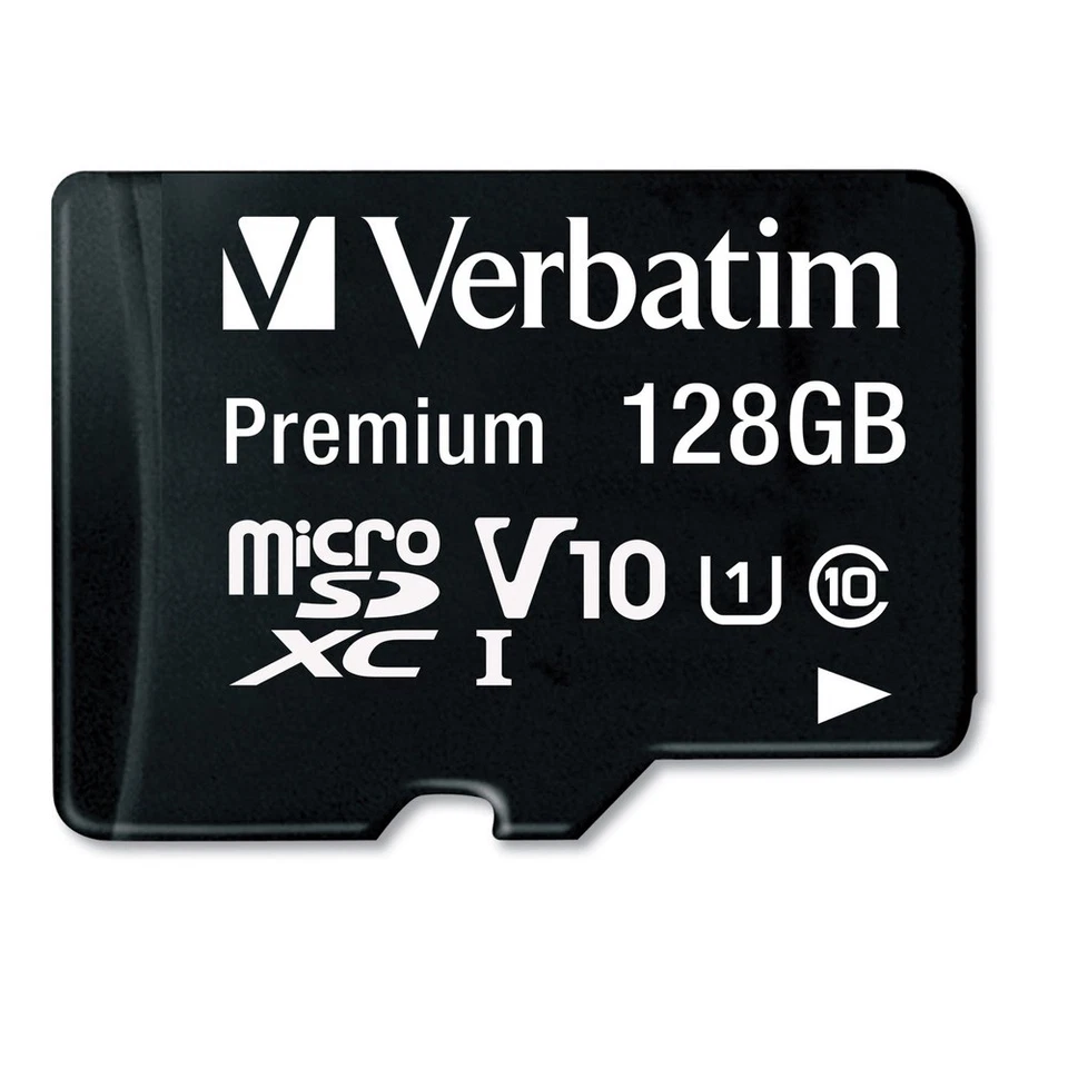 Verbatim 44085 UHS-I V10 U1 Class 10 128 GB Premium MICROSDXC Memory Card New - Image 2 of 3