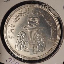 1981  EGYPT   1 POUND    SILVER COIN  **FREE SHIPPING**C3959