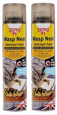 Zero In Wasp Nest Killer Destroyer Spray Foam Fly Wasps Nest Killer Spray 300ml.
