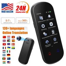 Portable Language Translator Device with 139 Languages Voice Translating