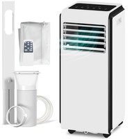 HOMCOM 4-in-1 Portable Air Conditioner 7000 BTU Air Conditioning Unit White