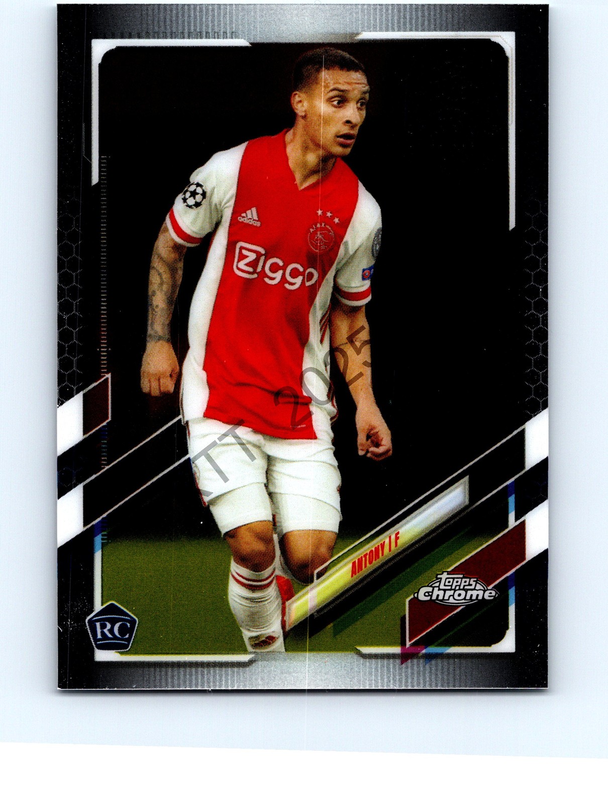 Antony #87 Rookie Ajax 2020-21 Topps Chrome UEFA Champions League Excellent