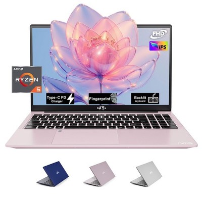 NIMO 15.6 Laptop AMD Ryzen 5 16/32GB RAM 512gb/1TB SSD 3.7GHz Win11 Backlit Kb