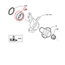 Roulement de roue Lancia DEDRA