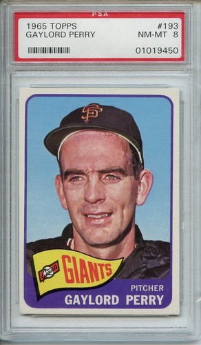 1965 Topps Gaylord Perry #193 card