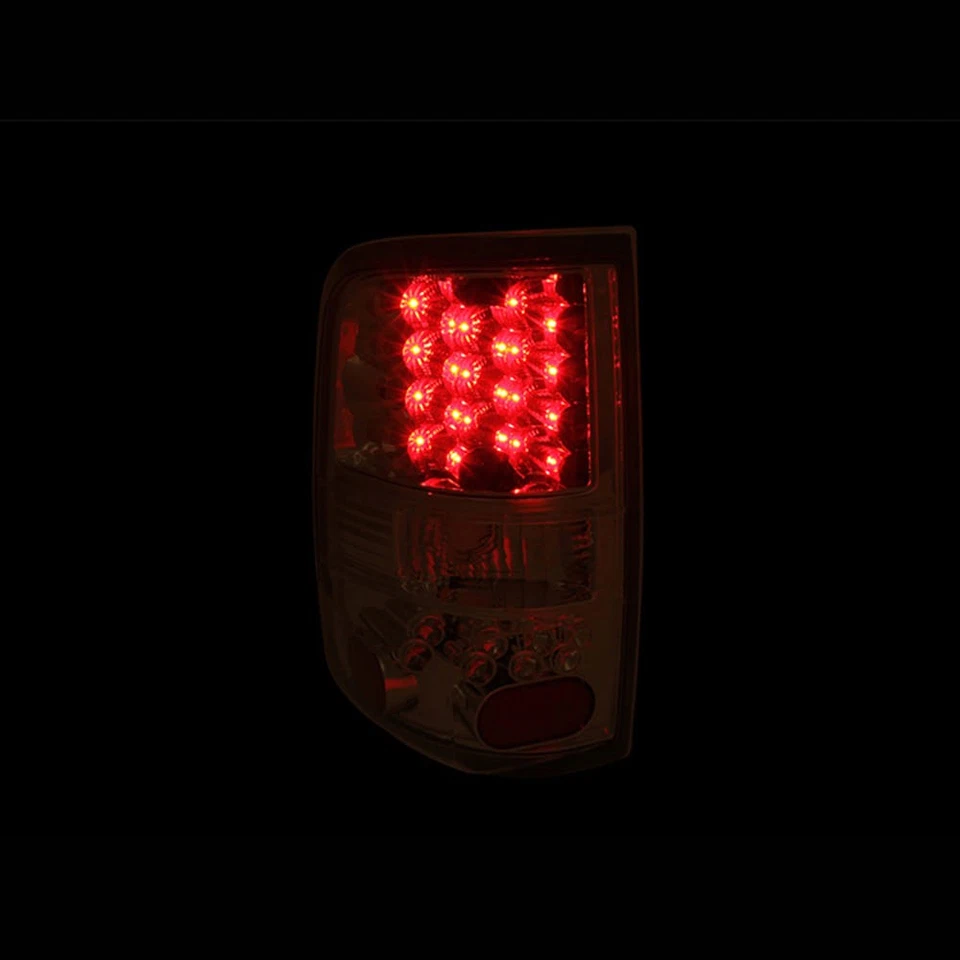 Conjunto de luz trasera de lente de humo cromada para Ford F-150 2004-2008 Foto 4 de 4