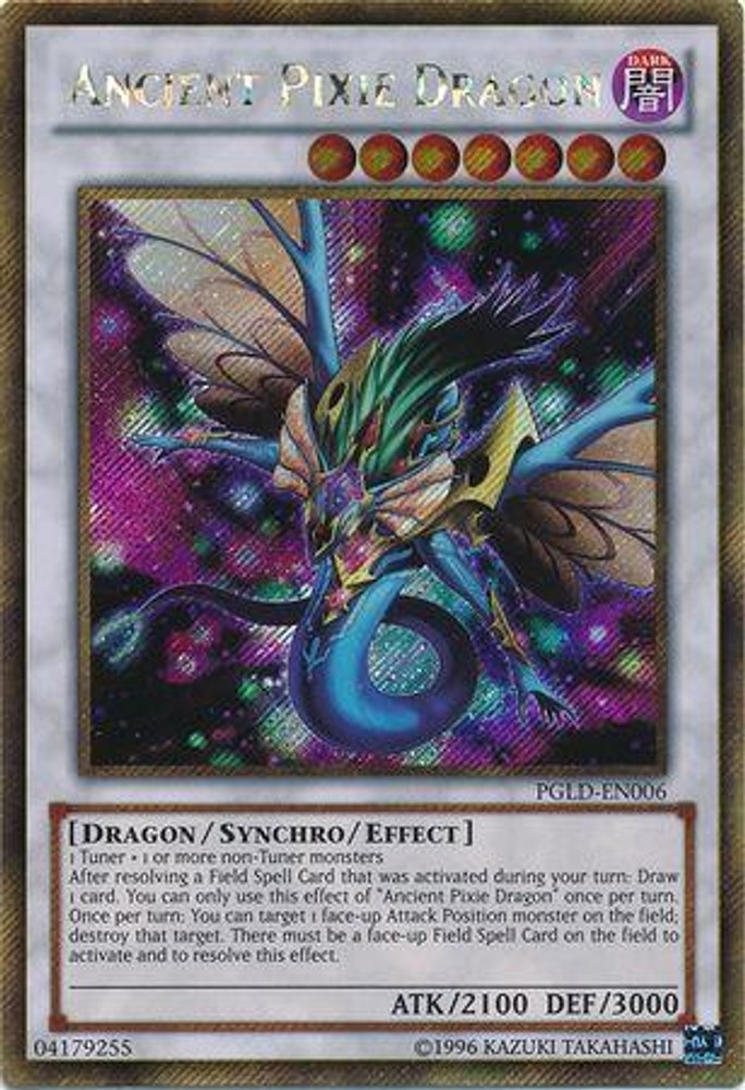 Ancient Pixie Dragon [PGLD - GScR - Unlimited - PGLD-EN006 Lightly Played]