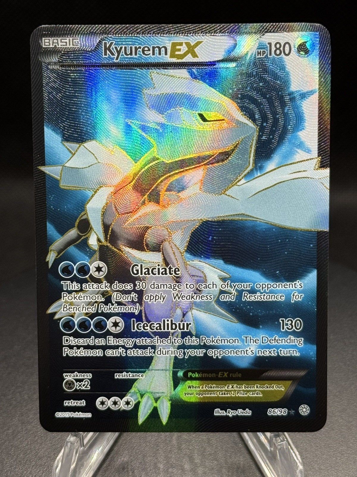 💧 Pokémon TCG – Kyurem EX 86/98 – Ancient Origins – Full Art Ultra Rare – NM