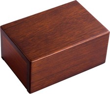 PCS Cremation Urns for Ashes, Pet Memorial Funeral Urns Box,Wooden Decorative Ur