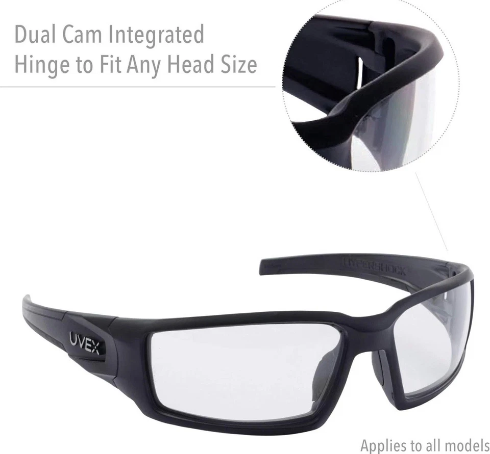 Gafas de seguridad Uvex Hypershock marco negro lente polarizada espresso Foto 3 de 4