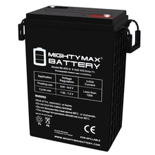Mighty Max 6V 400Ah AGM INT Terminal Battery Compatible With EVL16A-A, PSD 6-424