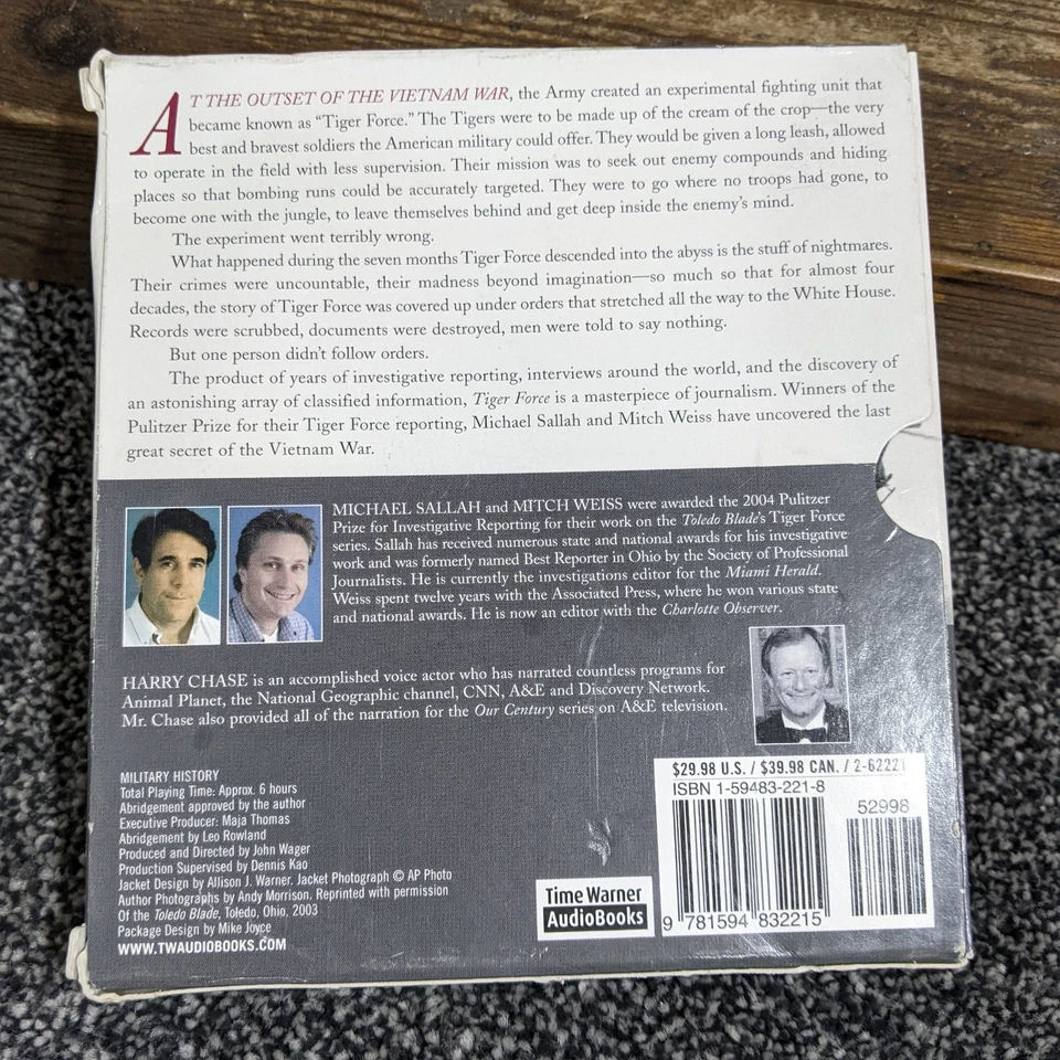 Tiger Force: A True Story of Men And War (Audio CD Audiobook) Vietnam Tragedy - Image 2 of 2