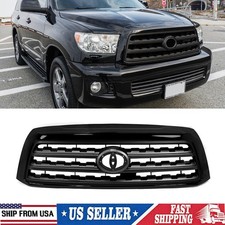 For 2008-2016 2017 Toyota Sequoia Platinum Sr5 Gloss Black Front Bumper Grille For 2008-2016 2017 Toyota Sequoia Platinum Sr5 Gloss Black Front Bumper Grille