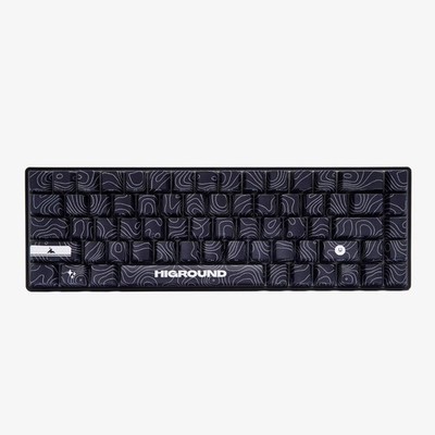 Higround Trailhead Mechanical USB Wired Gaming RGB Keyboard BLACK ICE A7391