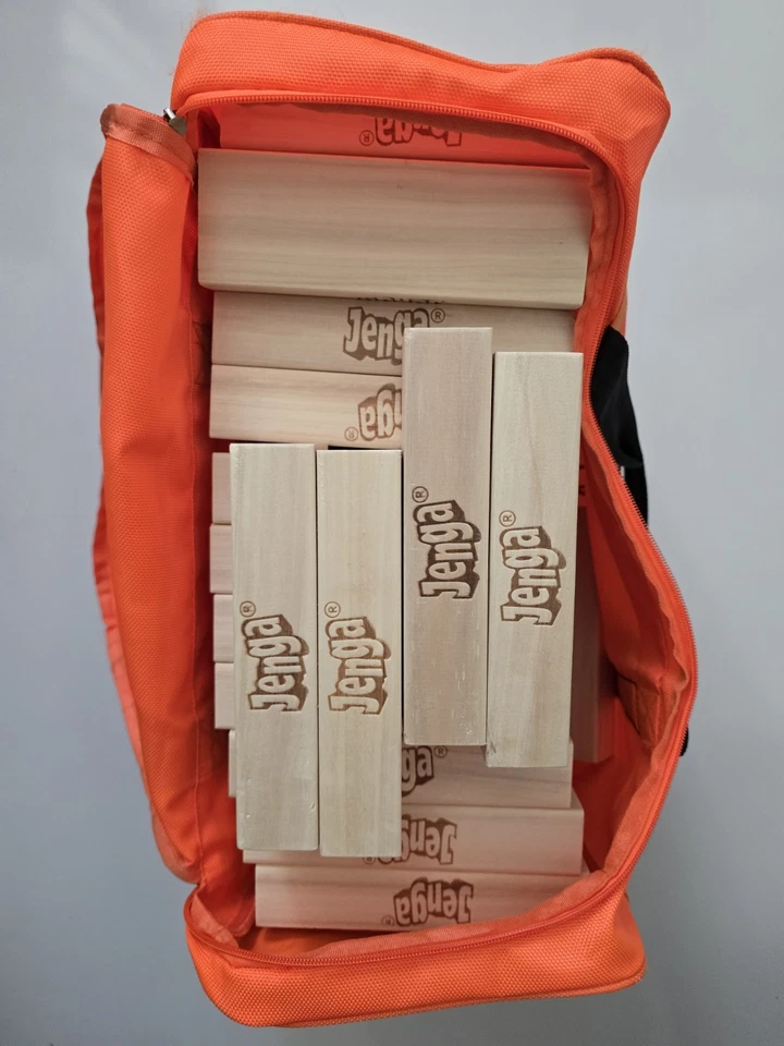 Jenga Giant JS7 Hardwood Game Stacks to 5 Feet Contemporary Board - Image 3 of 3