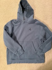 Michael Jordan Air Jordan Logo Essentials Fleece Pullover Hoodie Teal Mens Sz L
